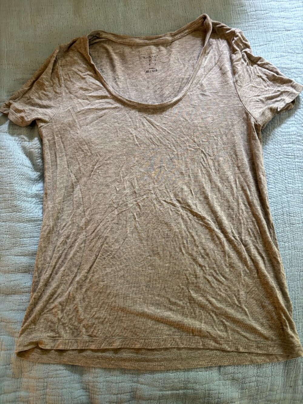 Soft gray tee